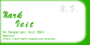 mark veit business card