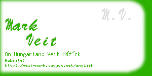 mark veit business card